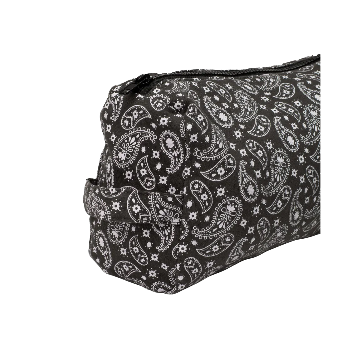 Dark Paisley Toiletry Bag