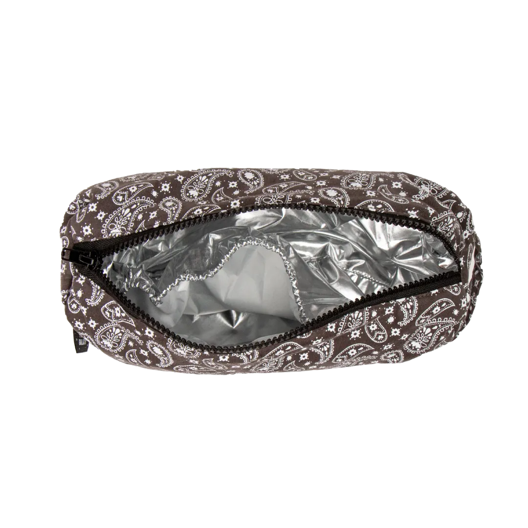 Dark Paisley Toiletry Bag