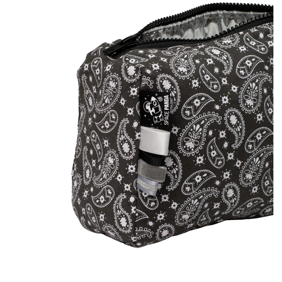 Dark Paisley Toiletry Bag