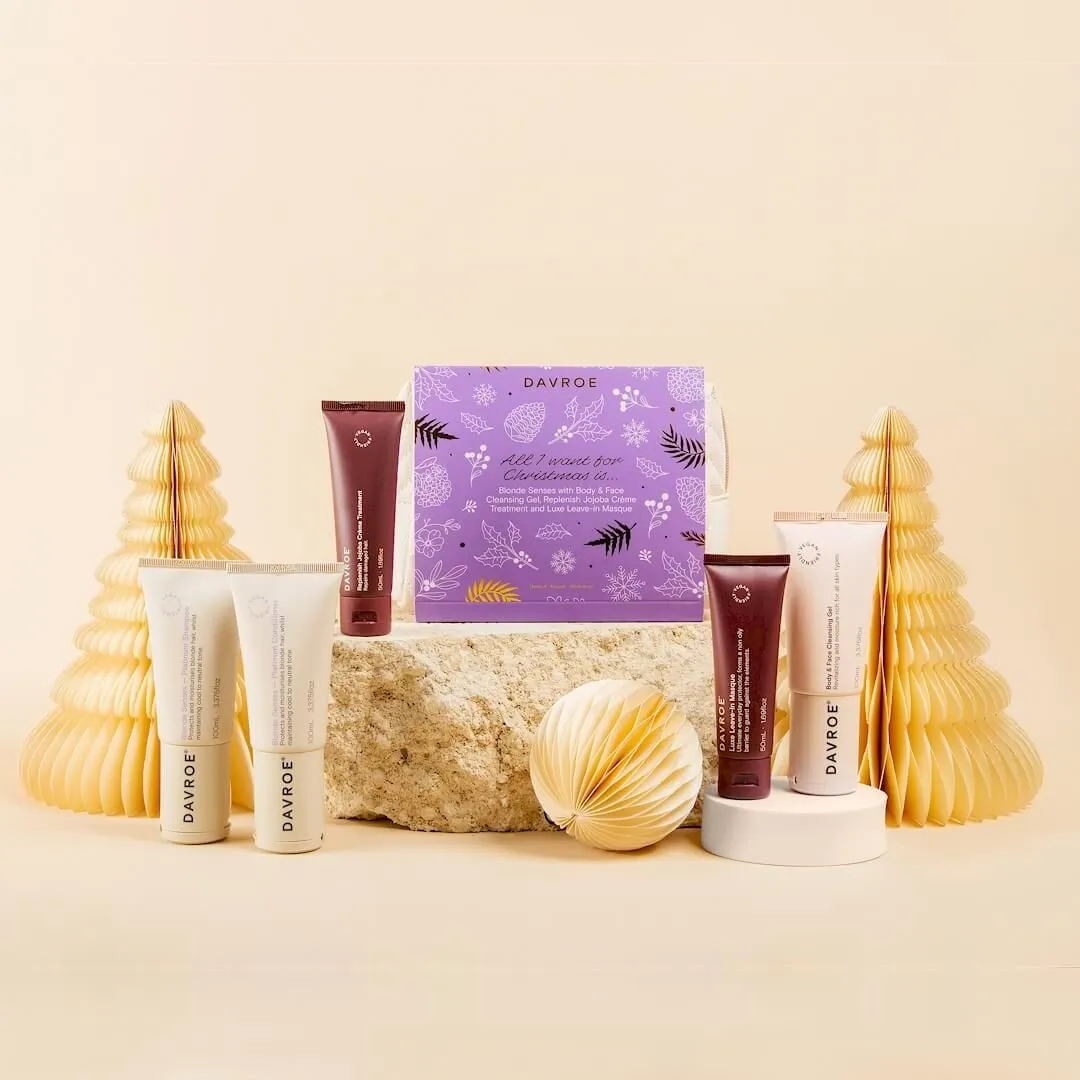 Davroe Blonde Senses Holiday Travel Pack