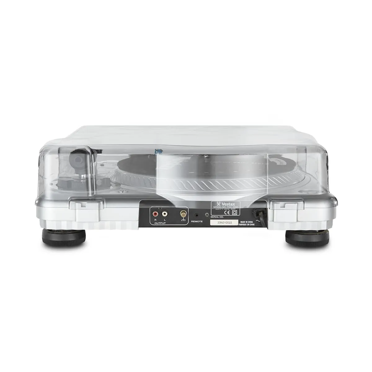 Decksaver DS-PC-PDXTURNTABLE Cover For Vestax PDX-2000 & PDX-3000