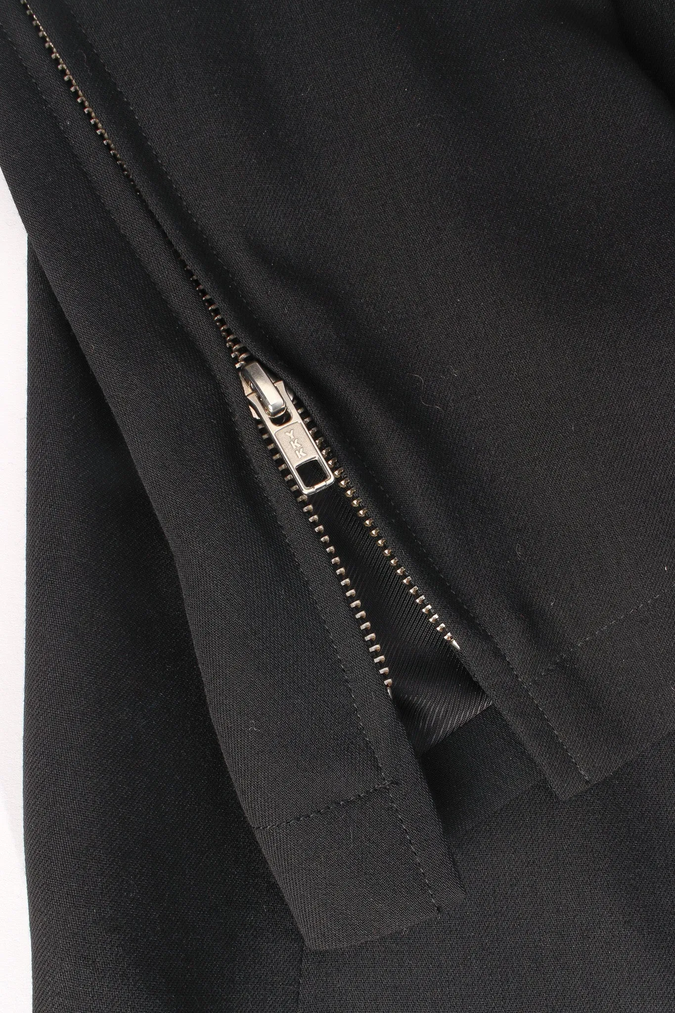 Diagonal Breasted Wool Jacket