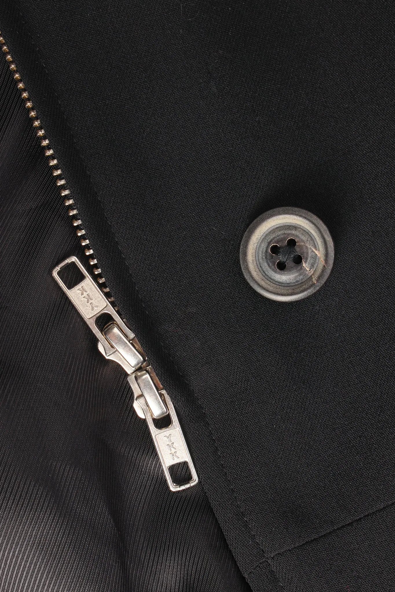Diagonal Breasted Wool Jacket