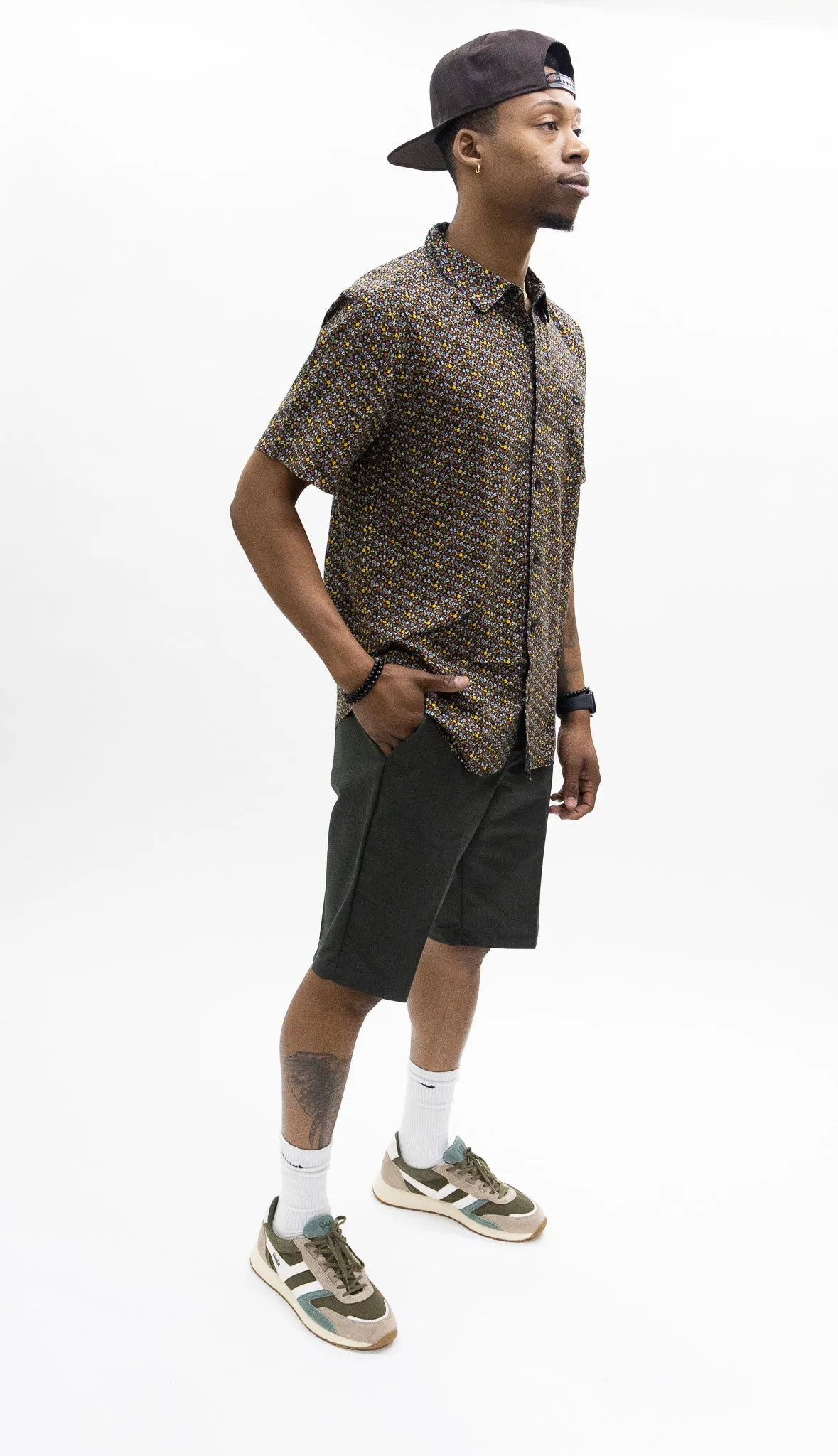 Dickies Skateboarding Slim Fit Shorts - Olive Green
