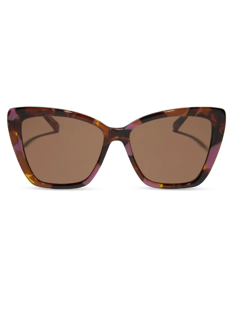 Diff Becky II - Gold Torino Tort Temple & Temps   Brown Polarized