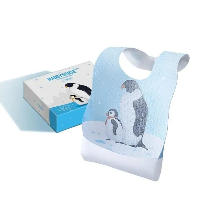 Disposable disposable baby saliva bib