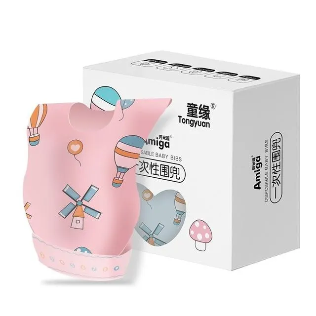 Disposable disposable baby saliva bib