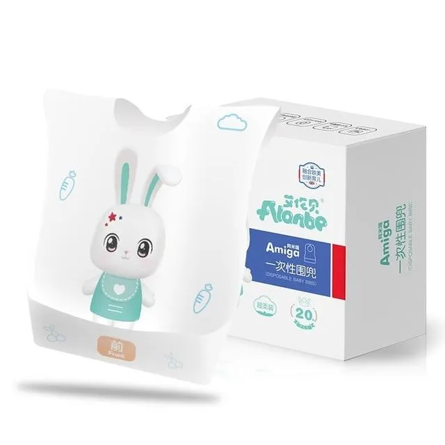Disposable disposable baby saliva bib