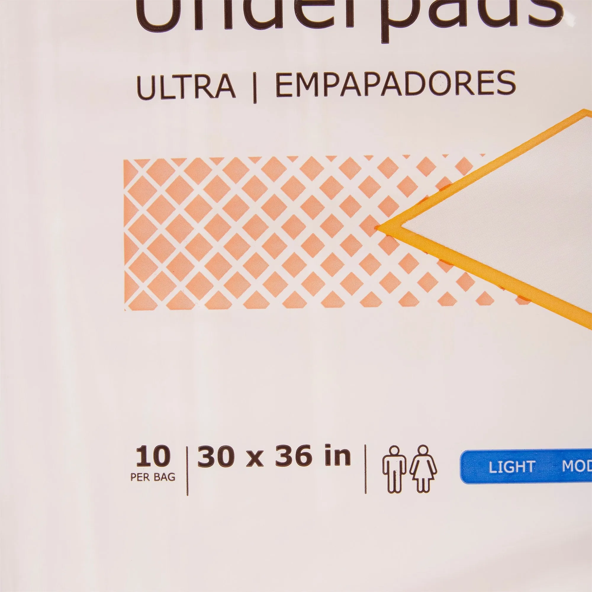 Disposable Underpad McKesson Ultra 30 X 36 Inch Fluff / Polymer Heavy Absorbency