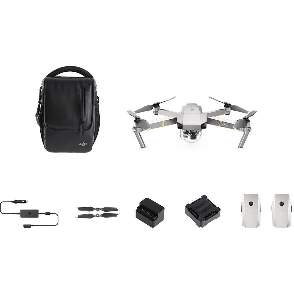 DJI Mavic Pro Platinum Fly More Combo Drone