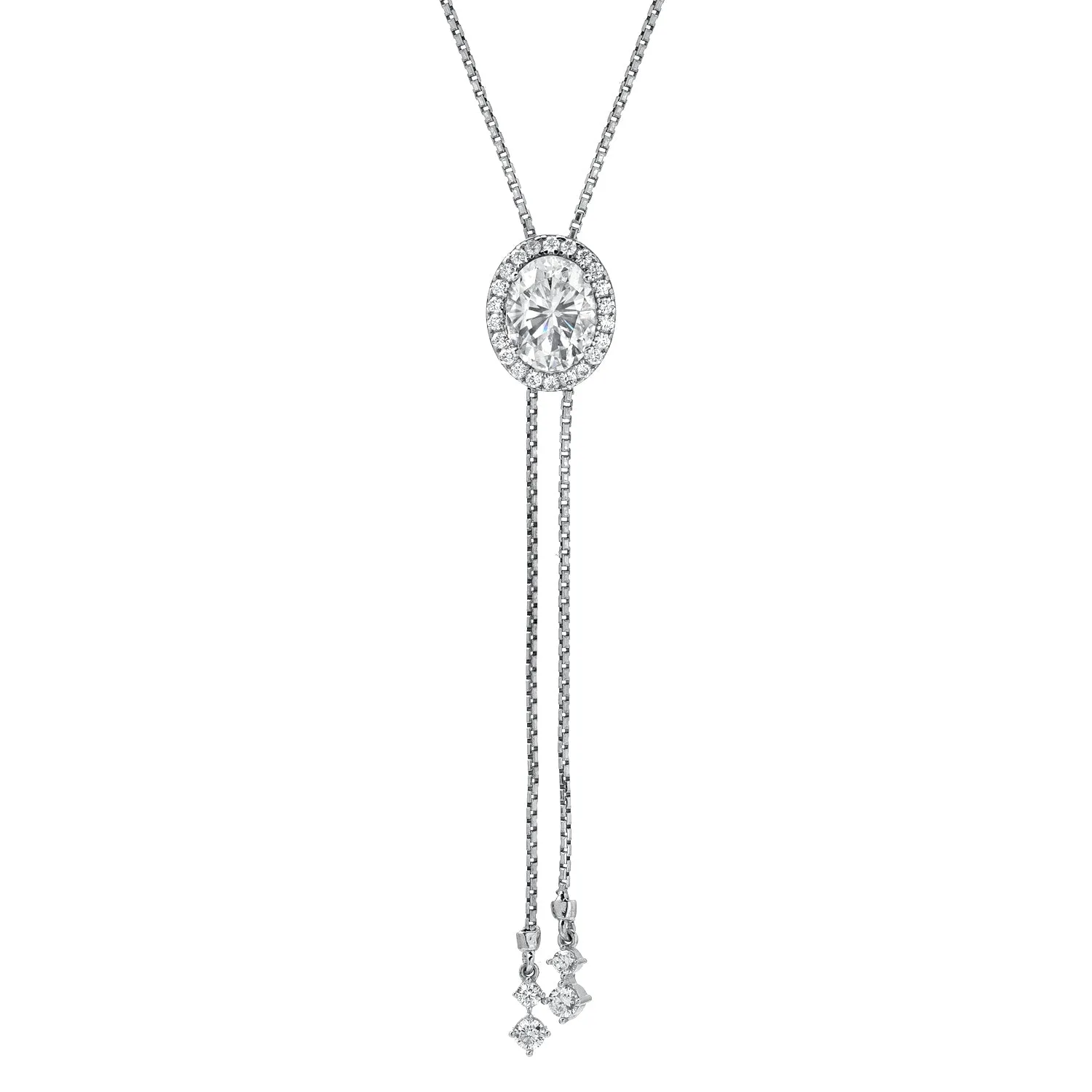 DOLLY OVAL BOLO NECKLACE