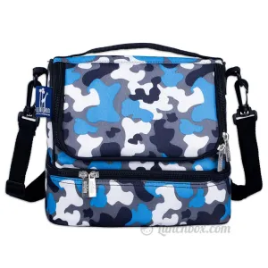 Double Decker Lunch Box - Blue Camo