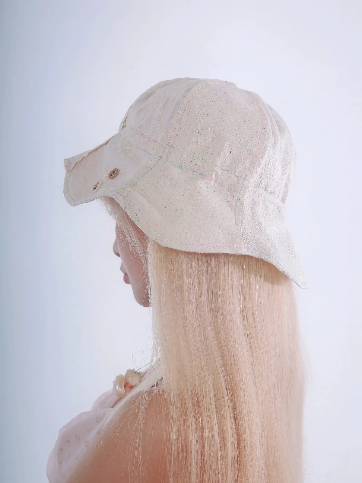 Dreamy Patchwork Lace Bucket Hat
