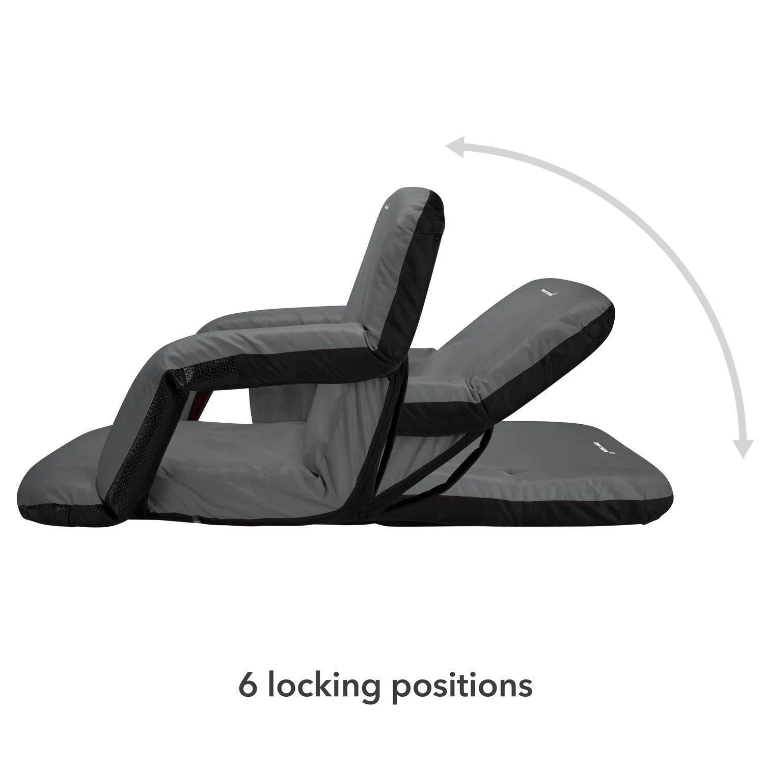 Driftsun Folding Stadium Seat, Reclining Bleacher Chair