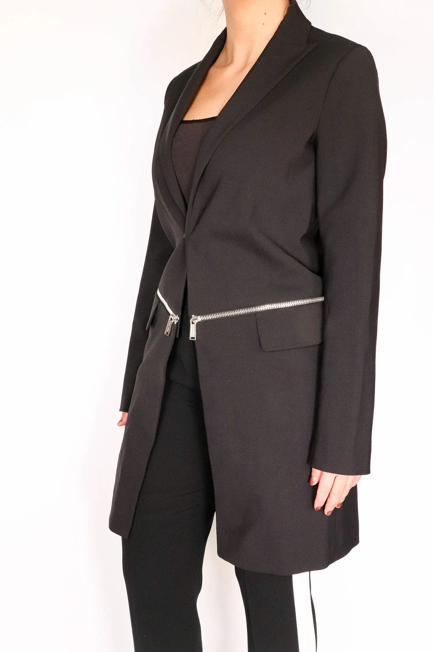 DSQUARED2 - Silver Zipper Blazer