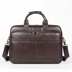 Dylan | Large Capacity Leather Laptop Shoulder Bag