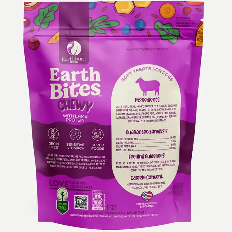 Earthborn  Earth Bites Chewy Lamb