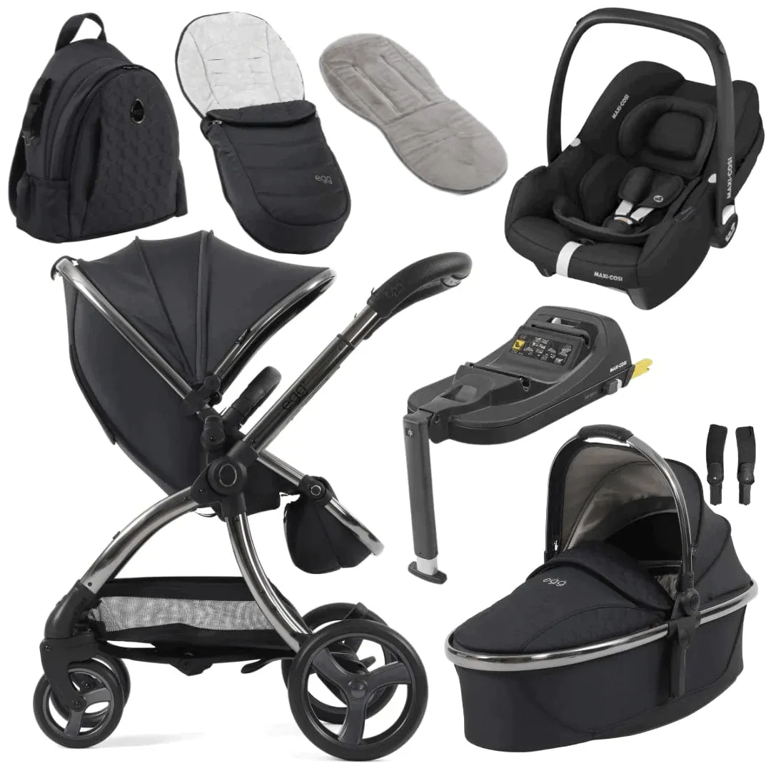 Egg 3 Luxury Cabriofix i-Size Travel System - Carbonite