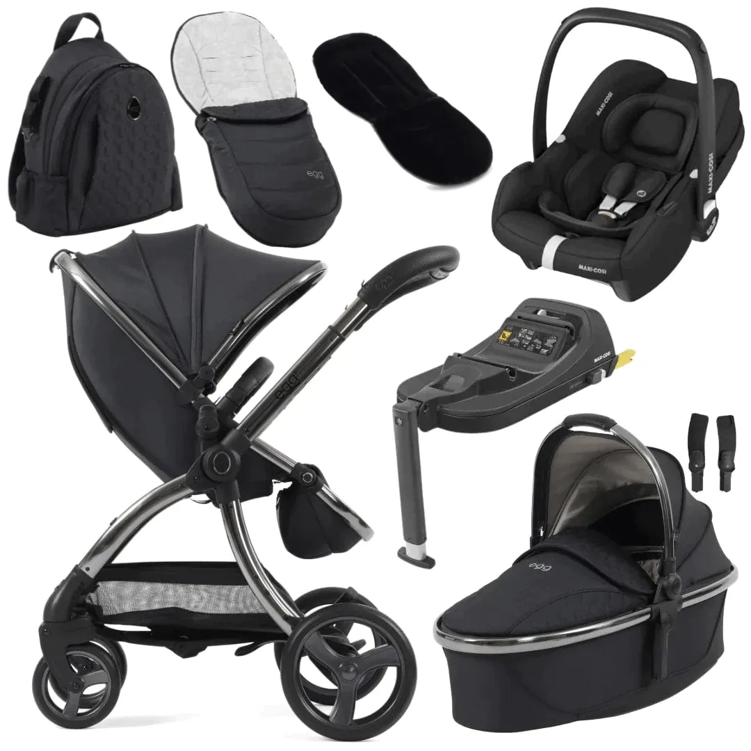 Egg 3 Luxury Cabriofix i-Size Travel System - Carbonite