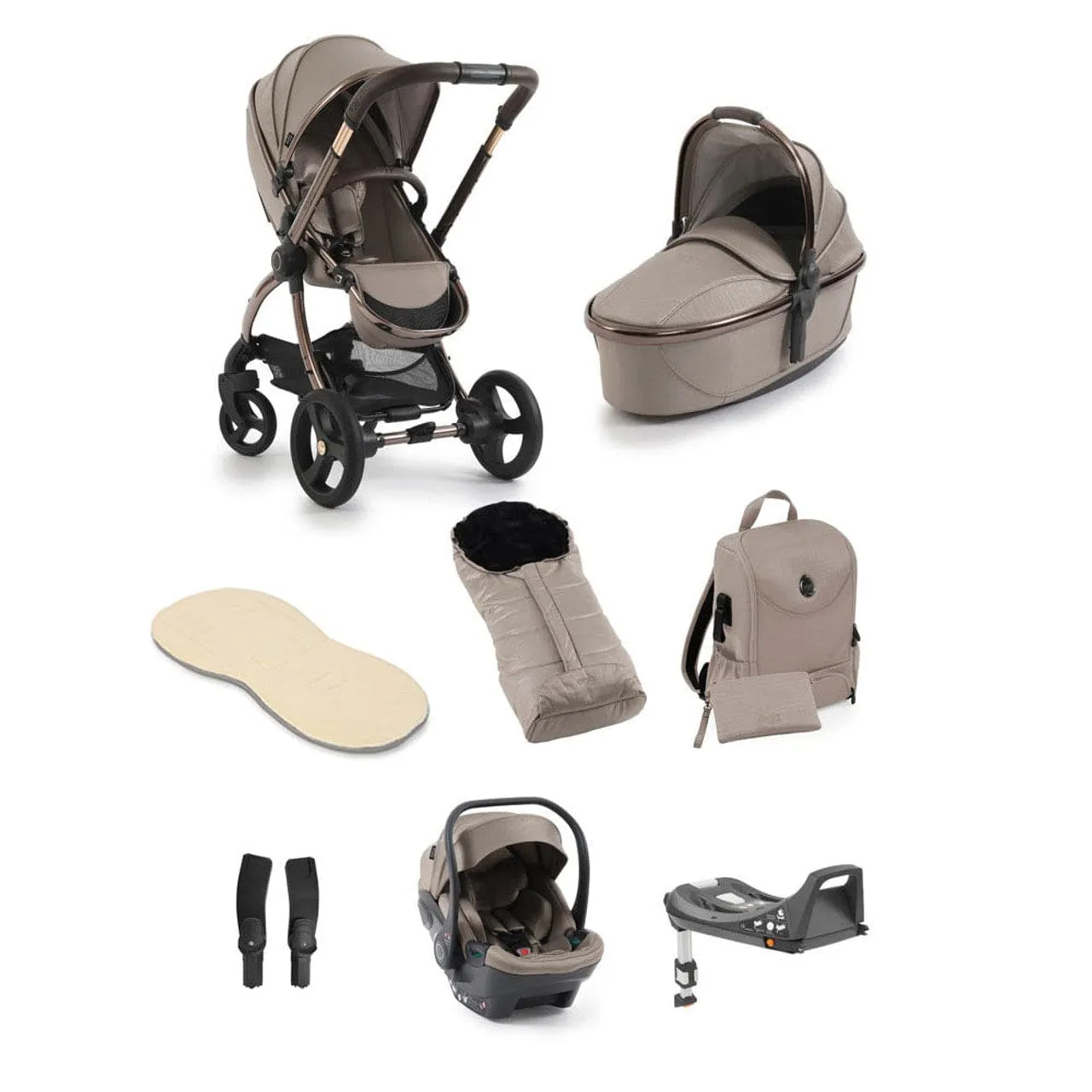 Egg 3 Luxury Shell i-Size Travel System - Jurassic Mink