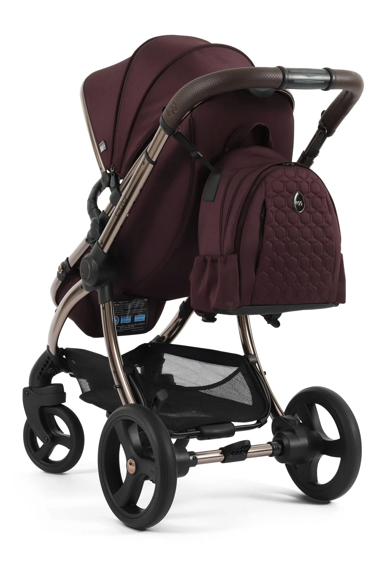Egg 3 Luxury Shell i-Size Travel System - Mulberry