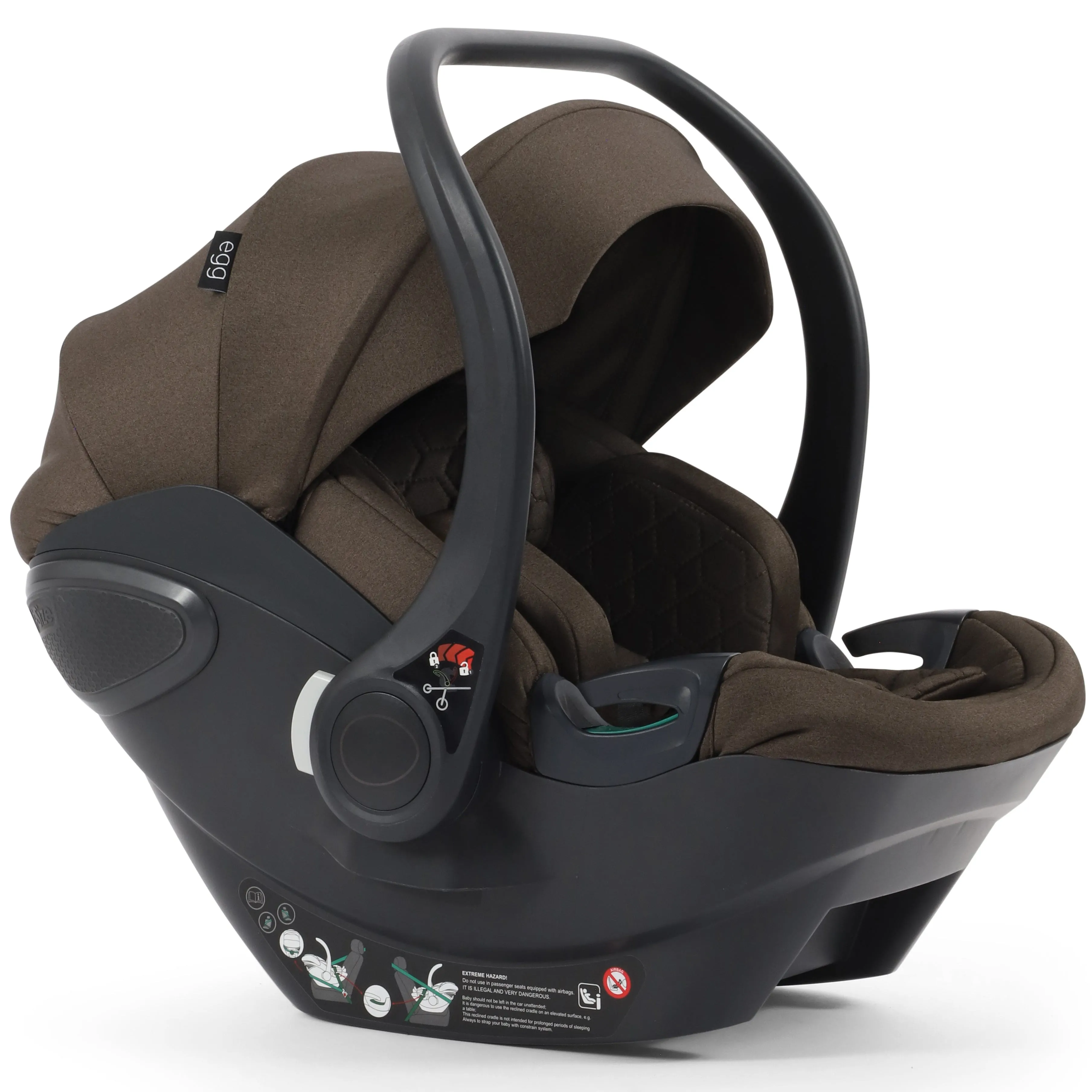 egg Shell i-Size Car Seat in Chocolate Velvet