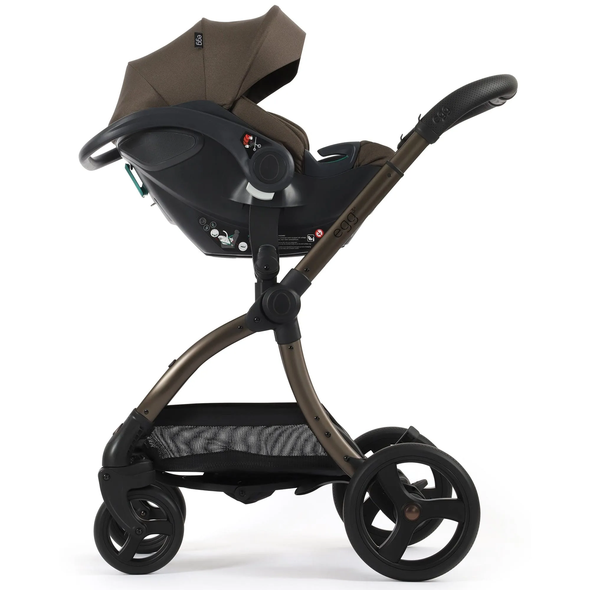 egg Shell i-Size Car Seat in Chocolate Velvet