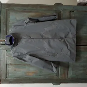 Eileen Fisher Organic Cotton Nylon Reversible Hooded Jacket, Size Large