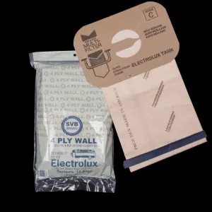 Electrolux Paper Bag Style C Pack of 12. 4 Ply