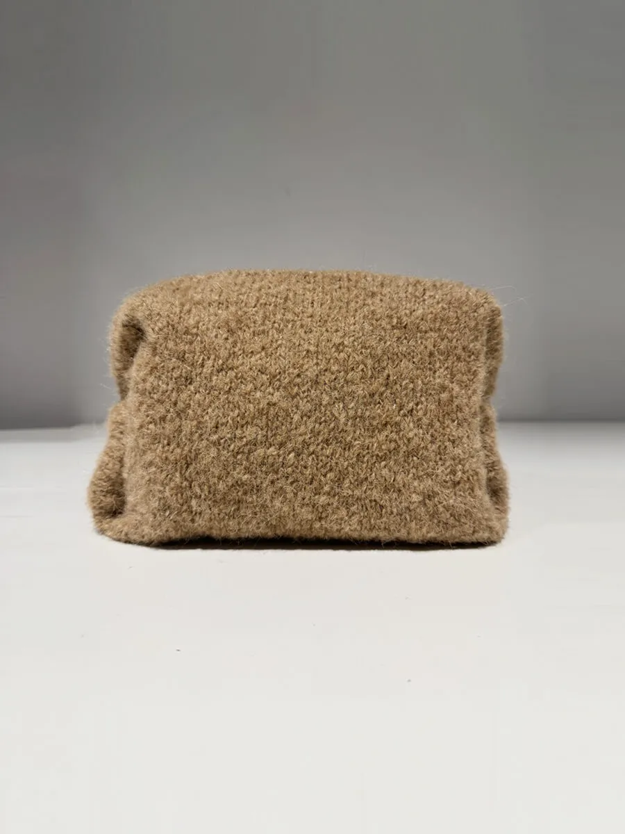 Elisa Toiletry Bag - Camel
