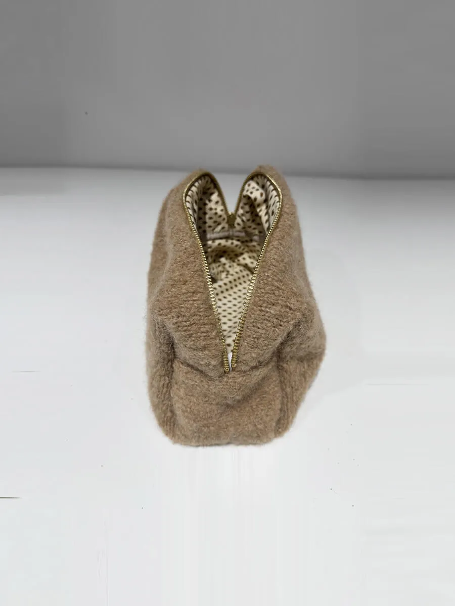 Elisa Toiletry Bag - Camel