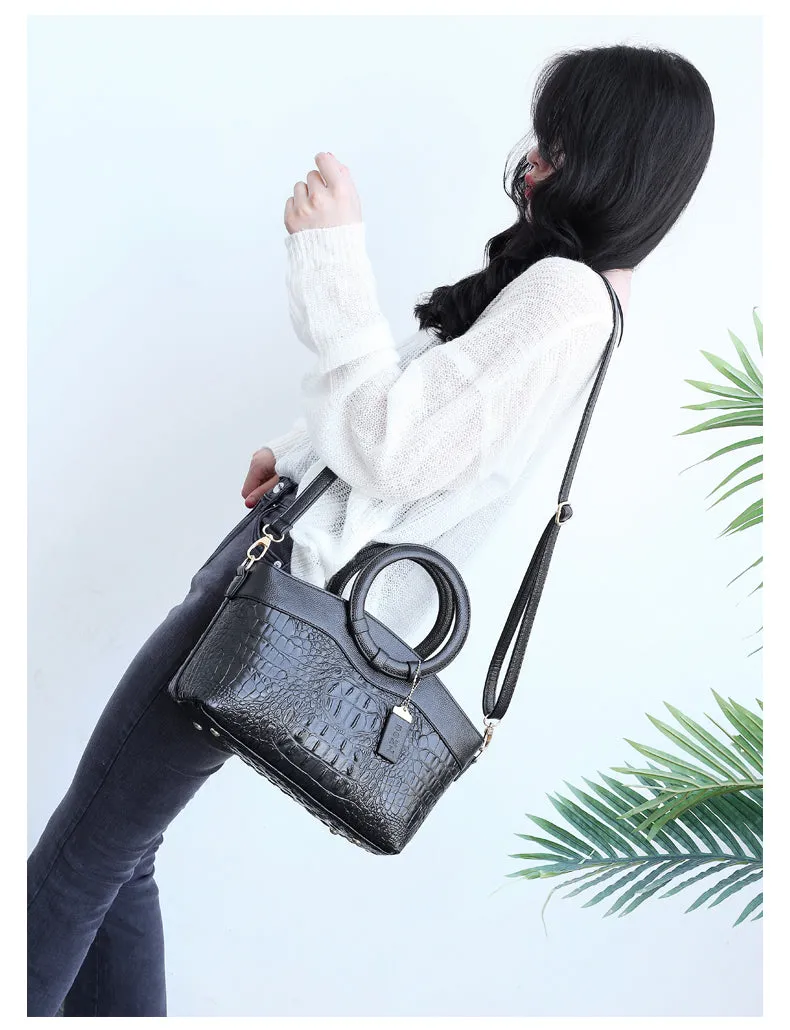 Ella™ Classic Croc | Versatile Vintage Bag
