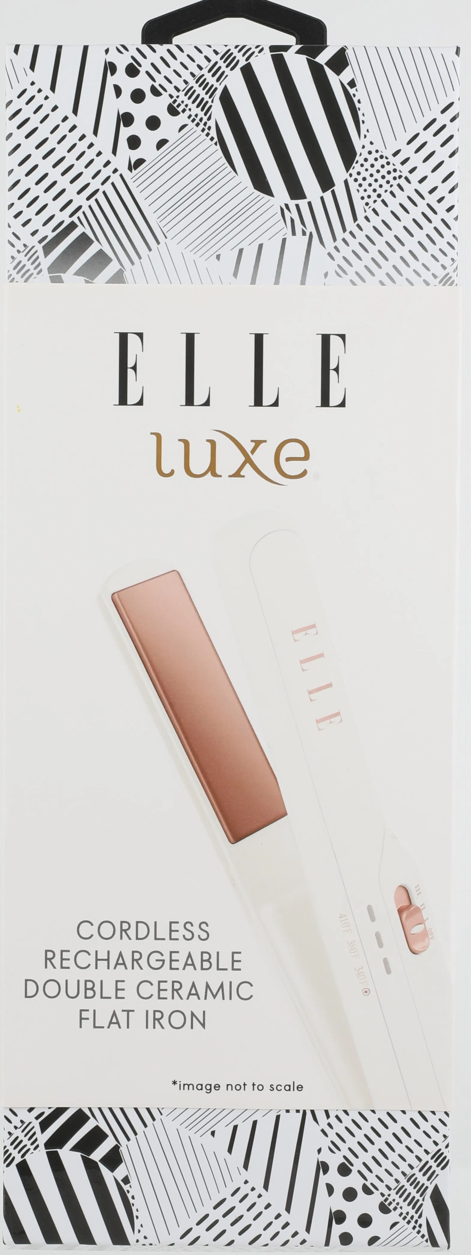 Elle Luxe Rechargeable Double Ceramic Flat Iron