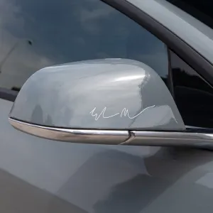 Elon Musk Signature Sticker For Tesla