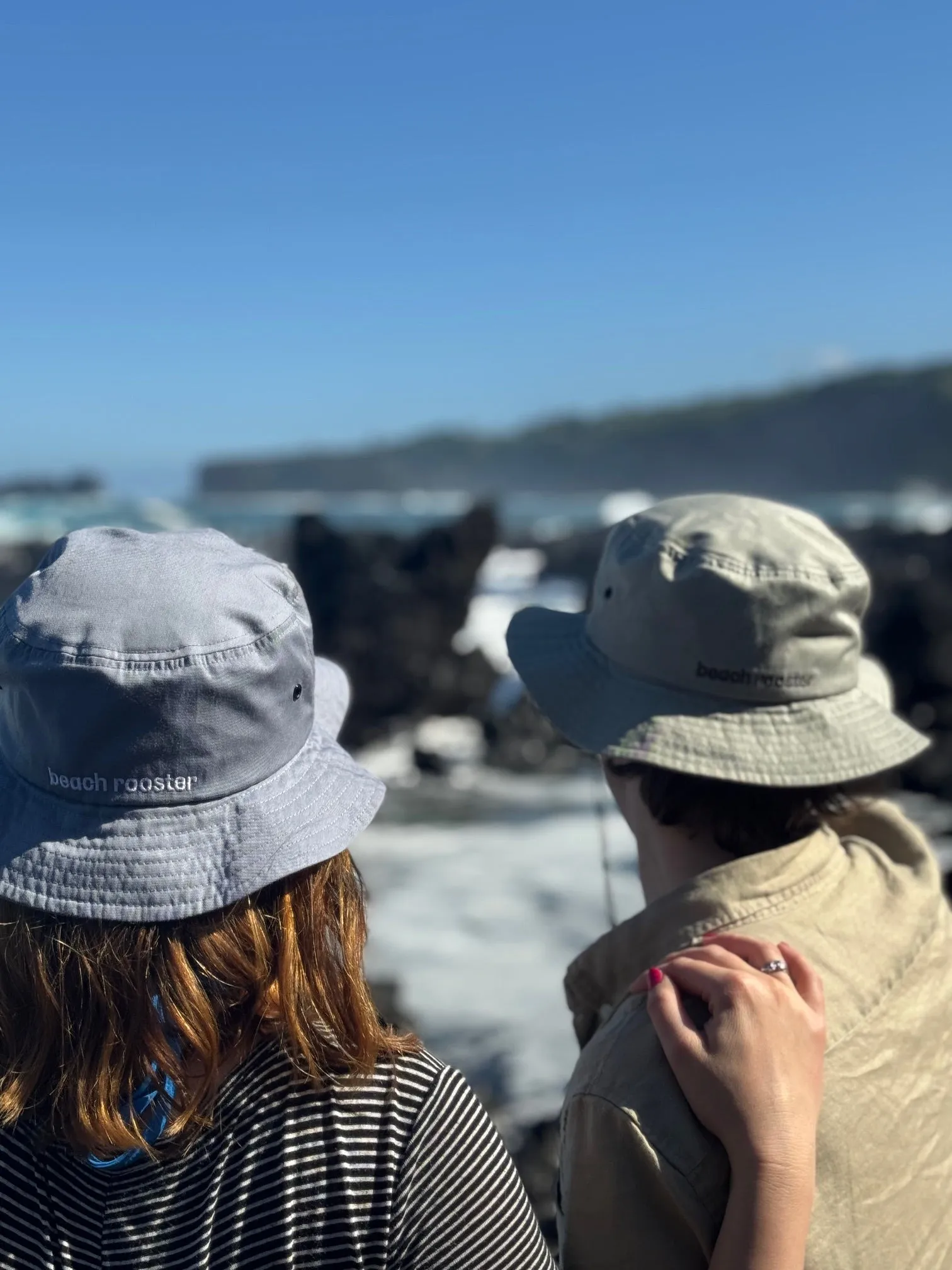 embroidered beach bucket hat