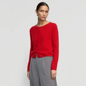 Emme Cashmere Button Cardigan