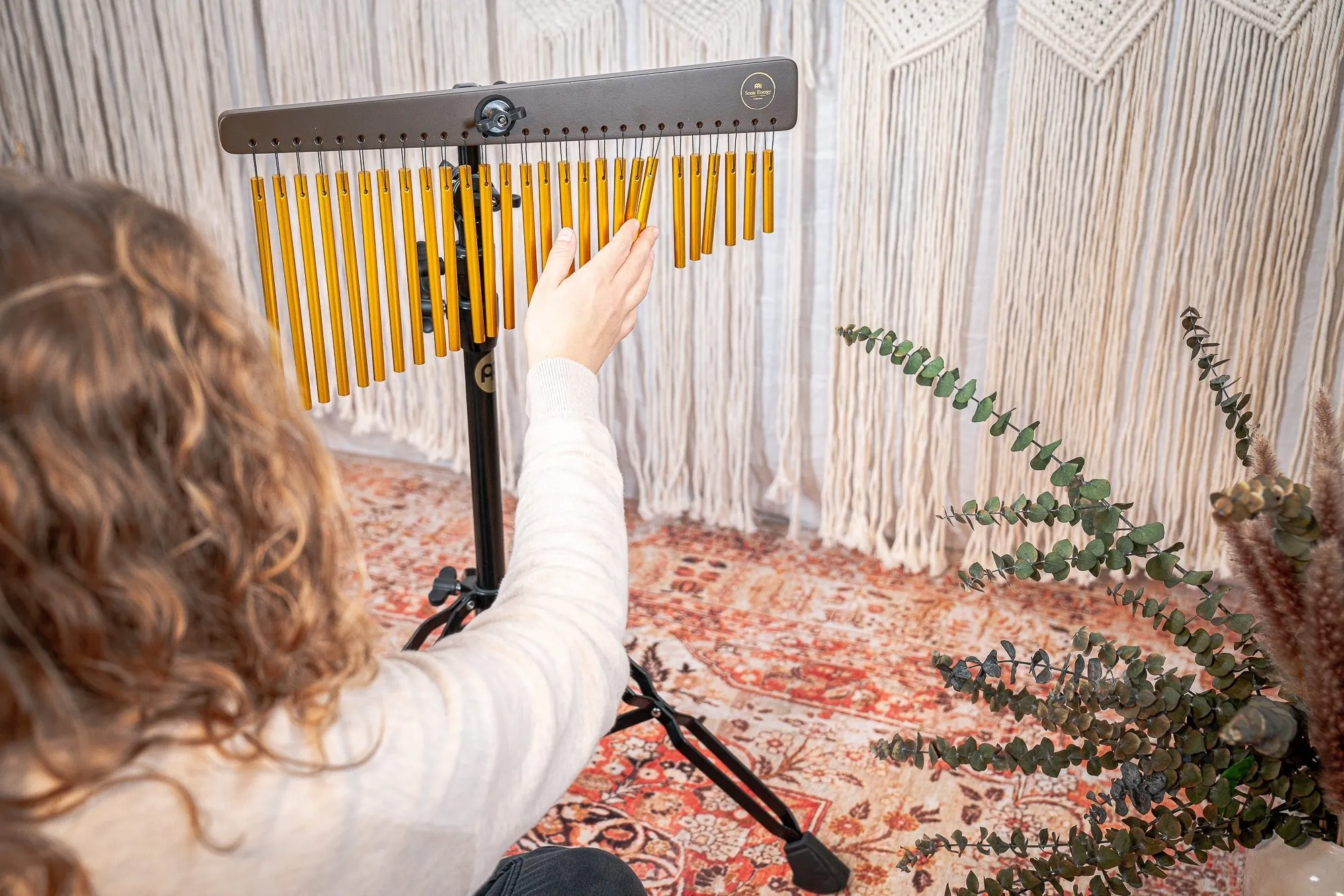 Energy Chimes Stand - Adjustable Steel Tripod