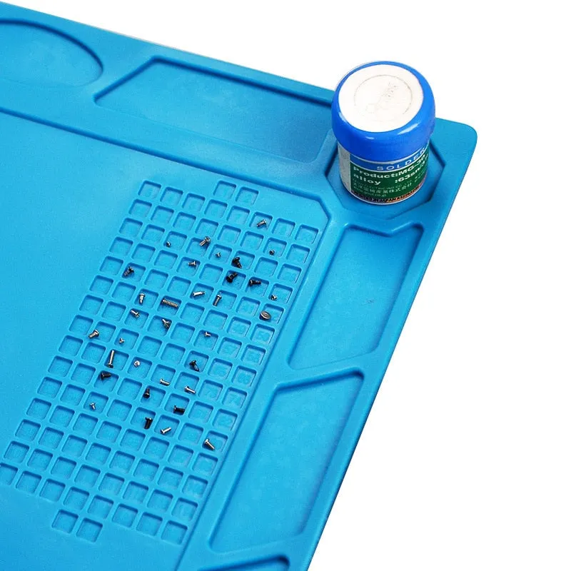 ESD Heat Insulation Soldering Mat Job Tools Computer Phone Repair Tool Kit Working Repair Pad Heatresistant Maintenance Platform