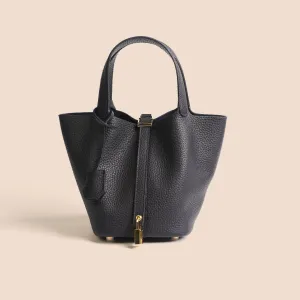 Etoupe Luxe Lock Tote