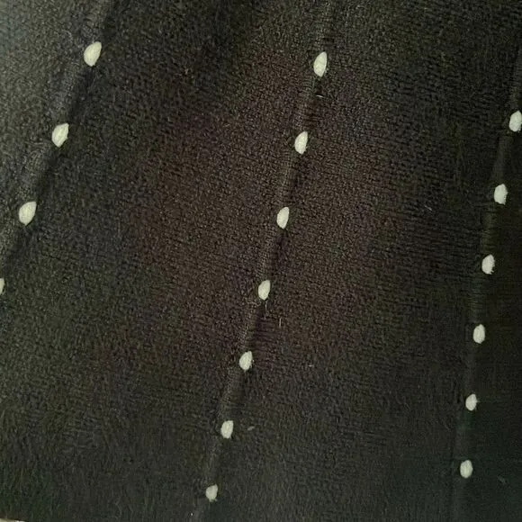 EUC Nordstrom Chelsea28 2-Pc Off Shoulder Black White Dot Top and Skirt Set - XS