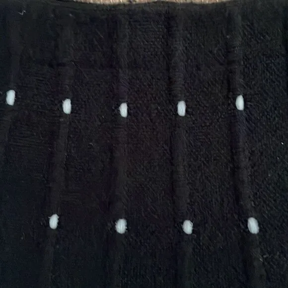 EUC Nordstrom Chelsea28 2-Pc Off Shoulder Black White Dot Top and Skirt Set - XS