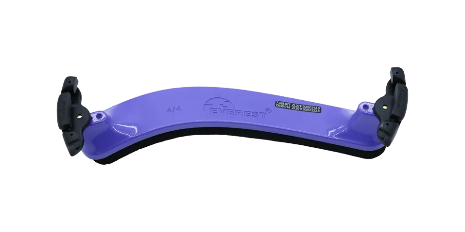 Everest Spring Collection Violin Shoulder Rest - Purple