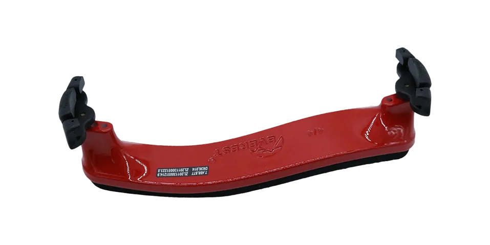 Everest Spring Collection Violin Shoulder Rest - Red