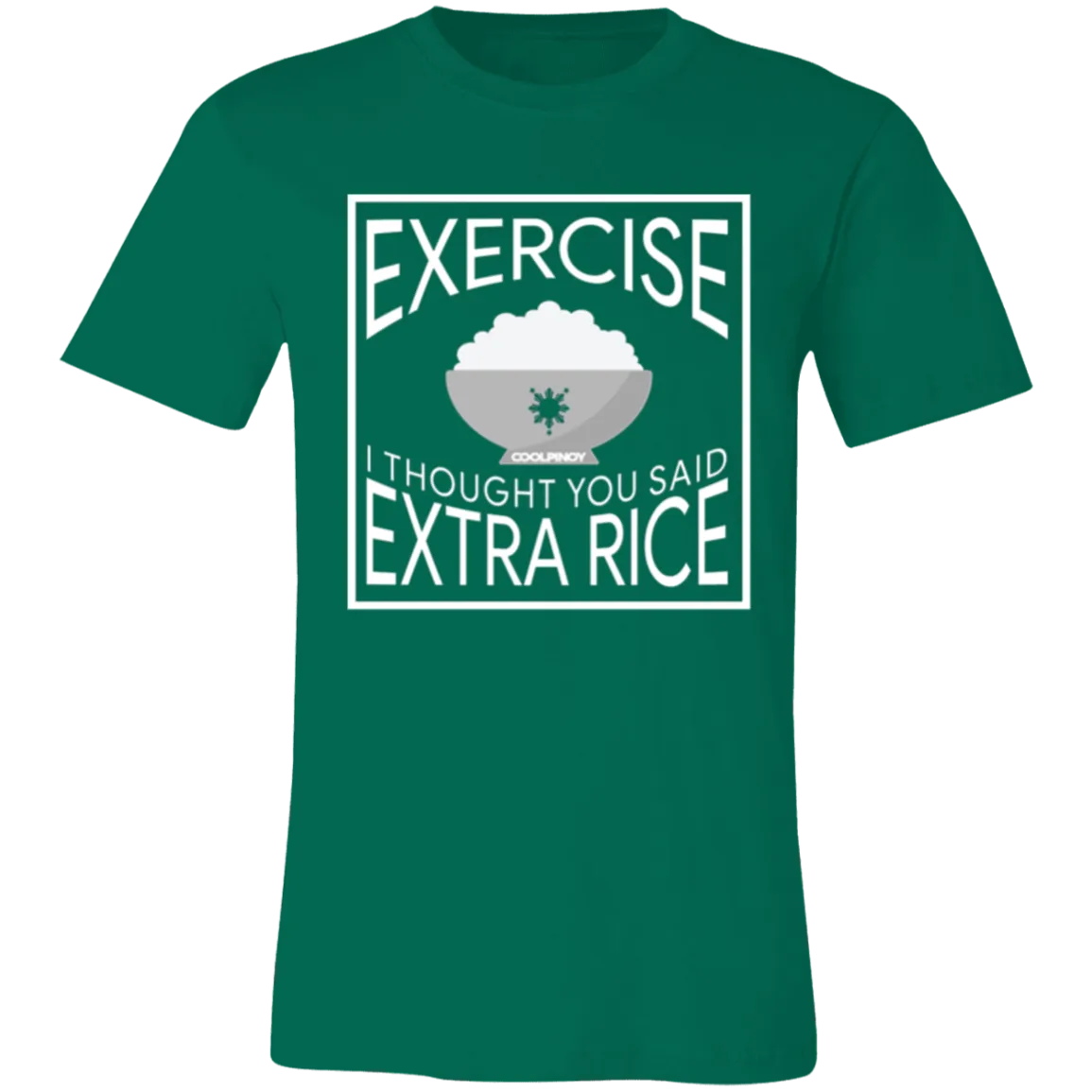 Exercise I Thought You Said Extra Rice Unisex Jersey T-Shirt