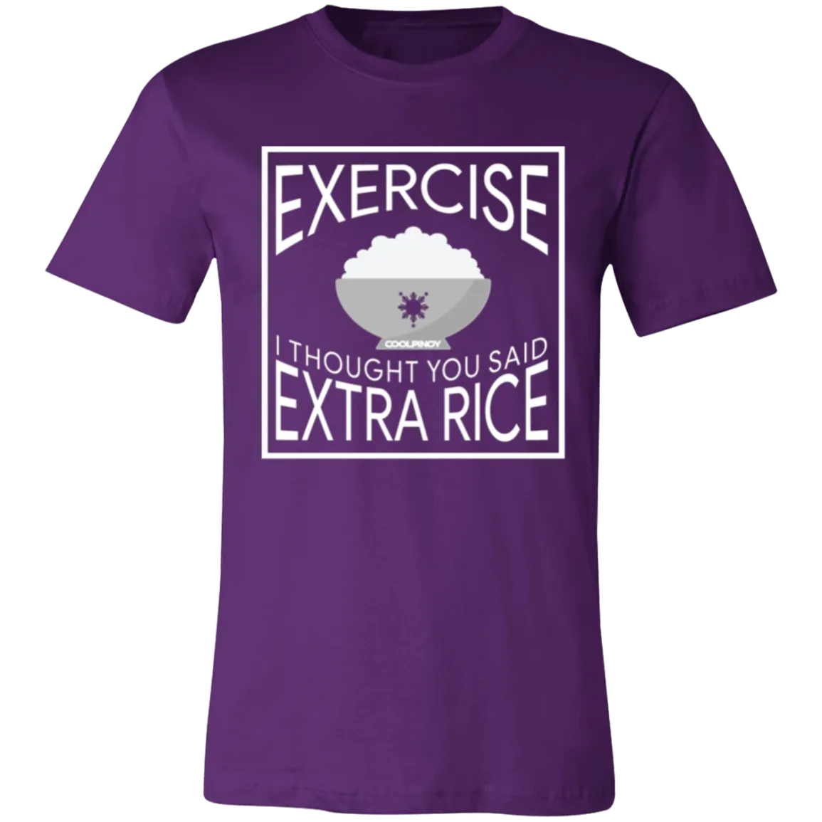 Exercise I Thought You Said Extra Rice Unisex Jersey T-Shirt