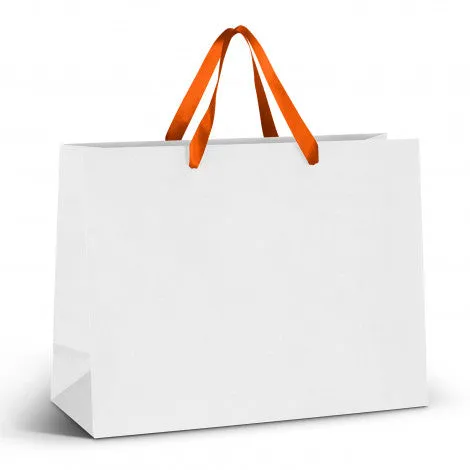 Extra Large Ribbon Handle Paper Bag - Full Colour