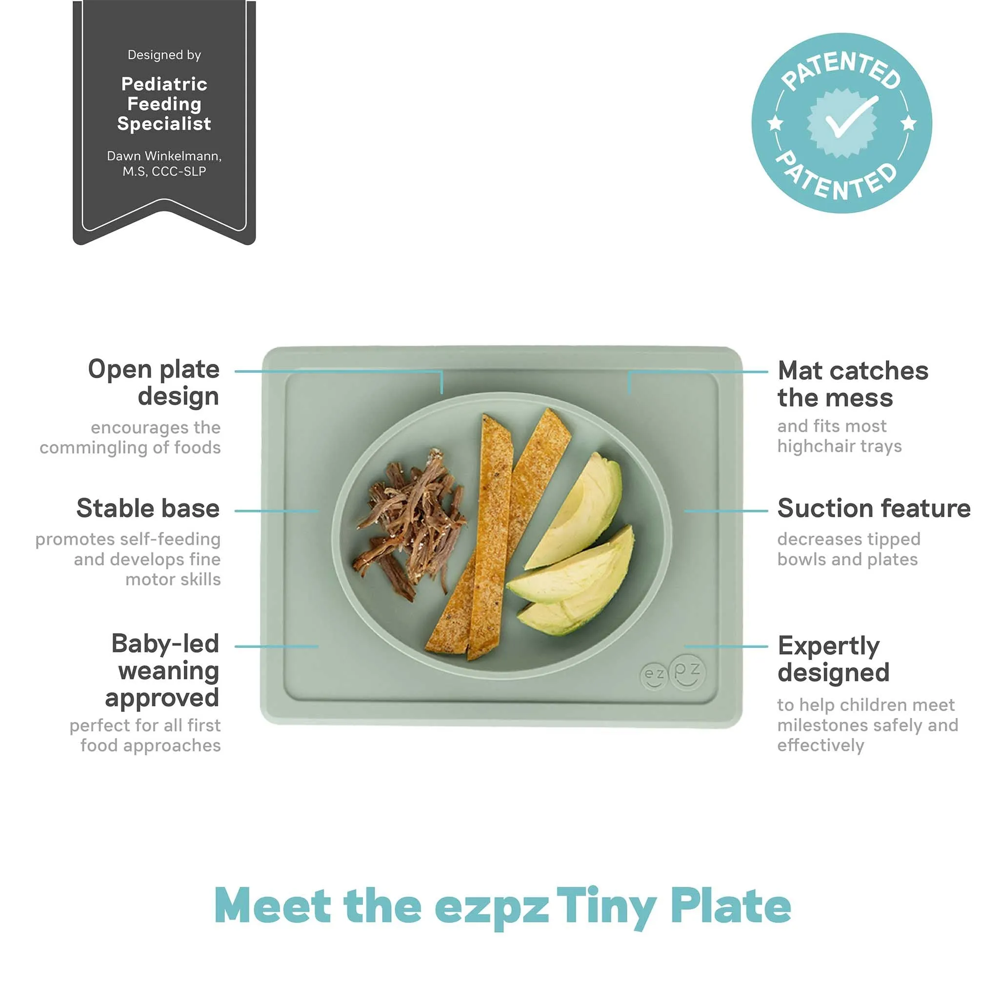 ezpz Tiny Plate