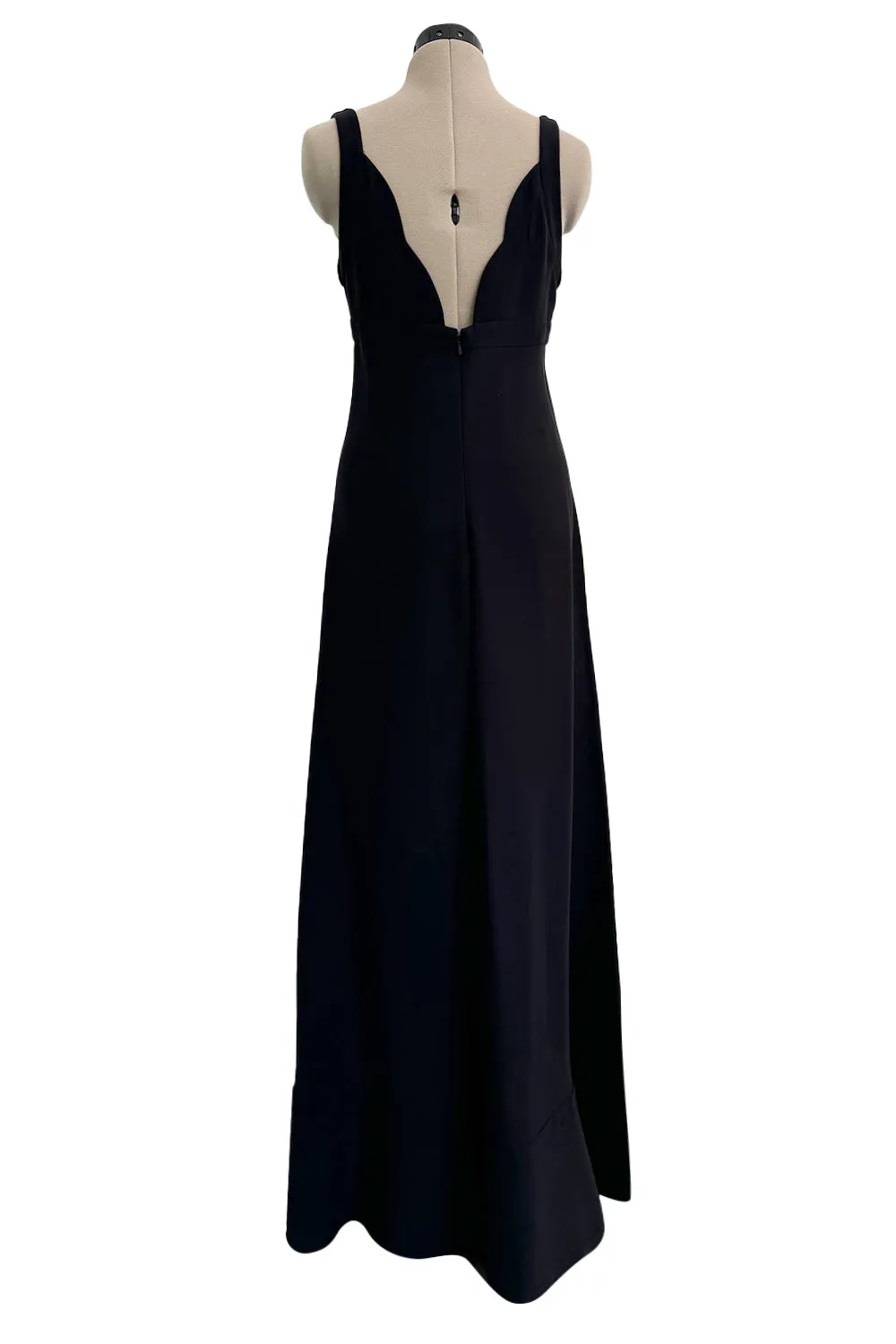 Fall 2012 Valentino by Pierpaolo Piccioli & Maria Grazia Chiuri Silk Crepe Dress w Front Plunge