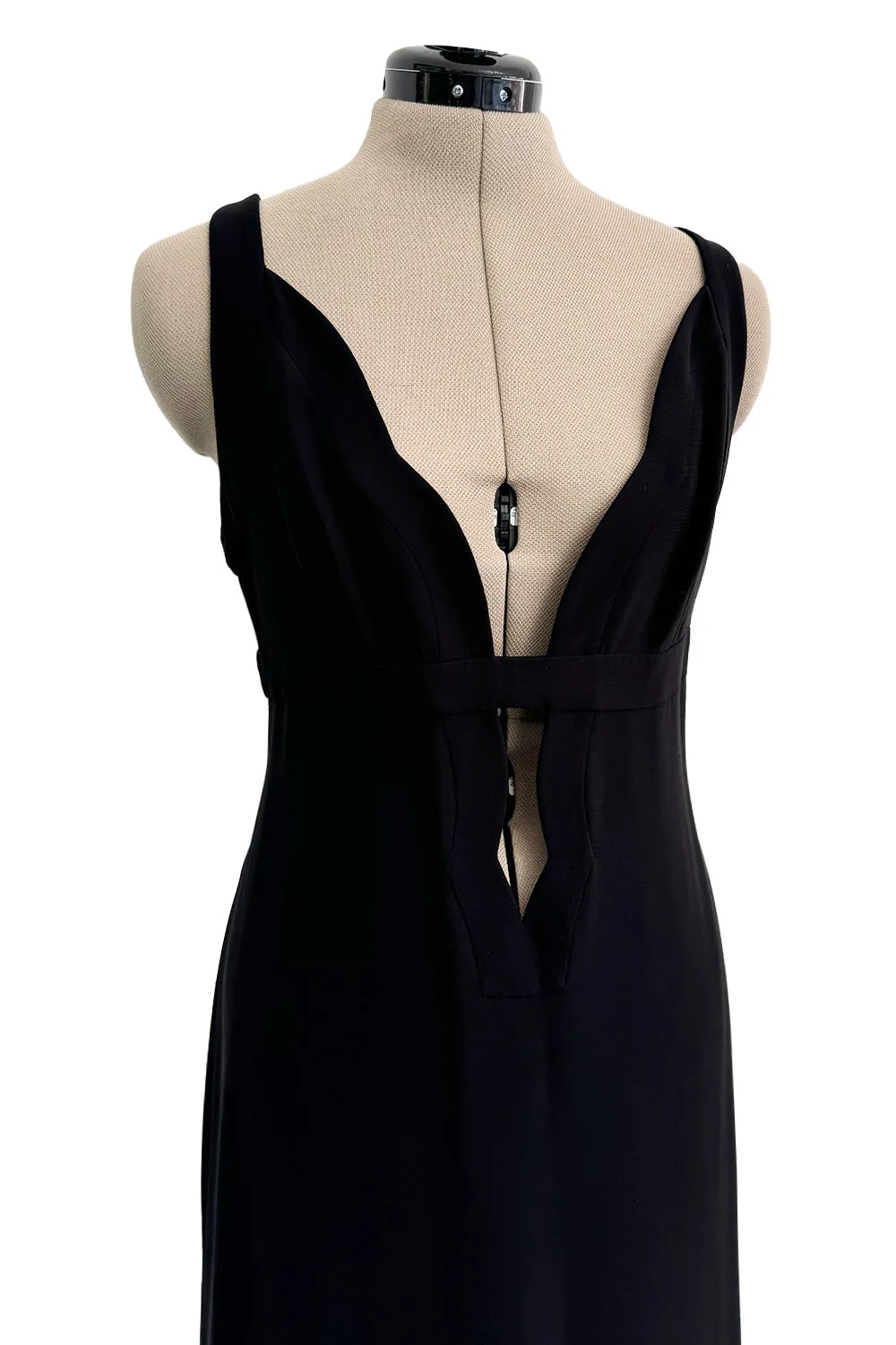 Fall 2012 Valentino by Pierpaolo Piccioli & Maria Grazia Chiuri Silk Crepe Dress w Front Plunge