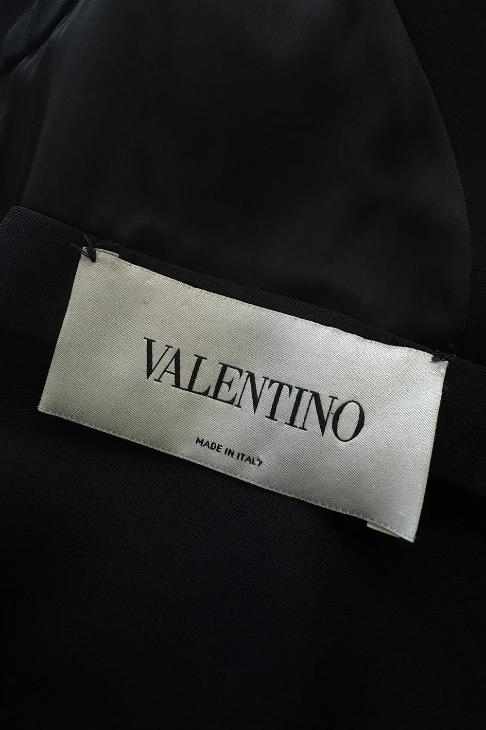 Fall 2012 Valentino by Pierpaolo Piccioli & Maria Grazia Chiuri Silk Crepe Dress w Front Plunge